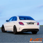 Sport Rear Bumper bar Bodykit for Mercedes-Benz C-Class W205 Sedan & C43 C63 AMG 2014-2021